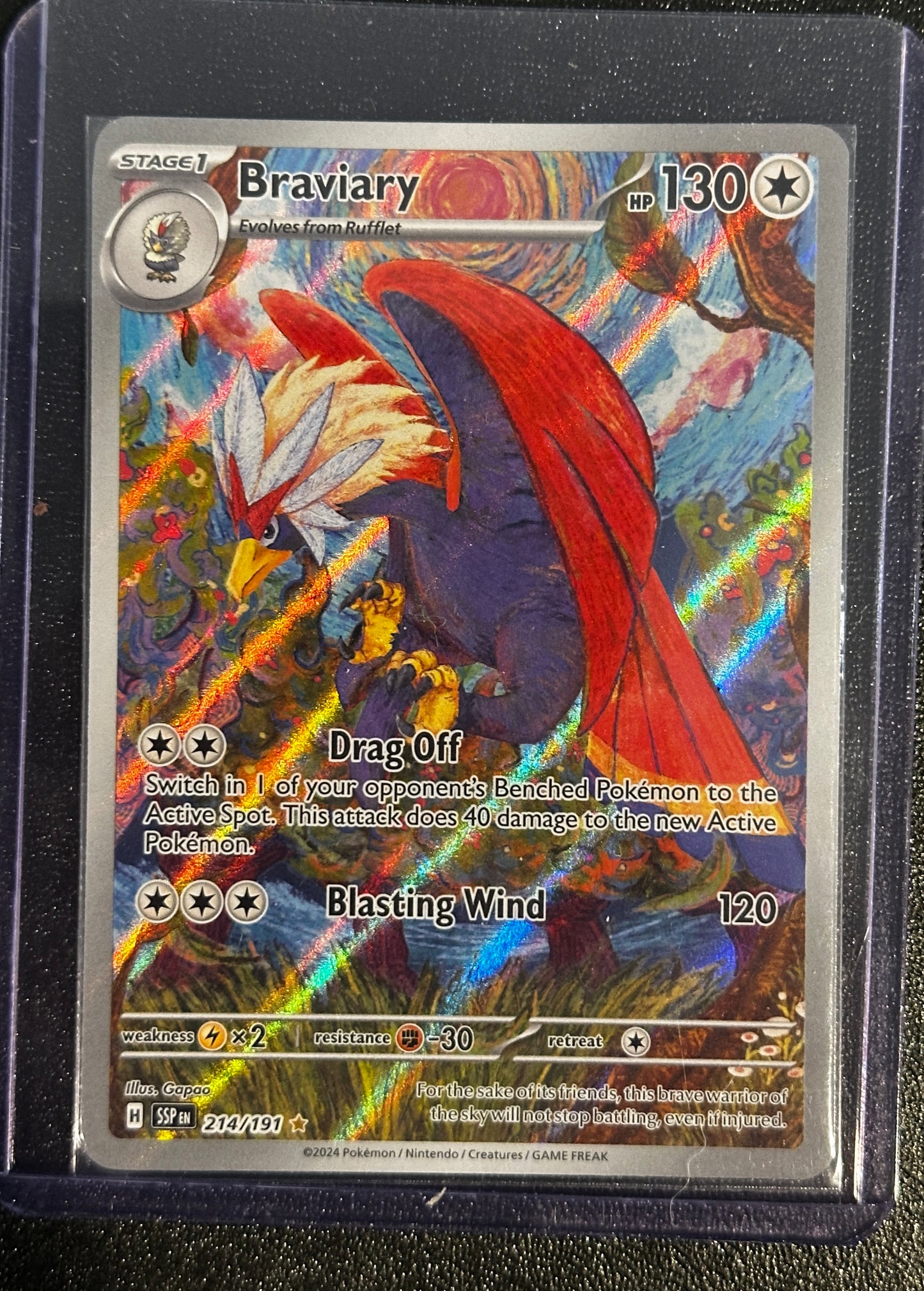 Braviary 214/191 (Surging Sparks)